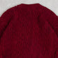 WOMEN'S VINTAGE 1980S STRUCTURED KNITTED JUMPER - MEDIUM
