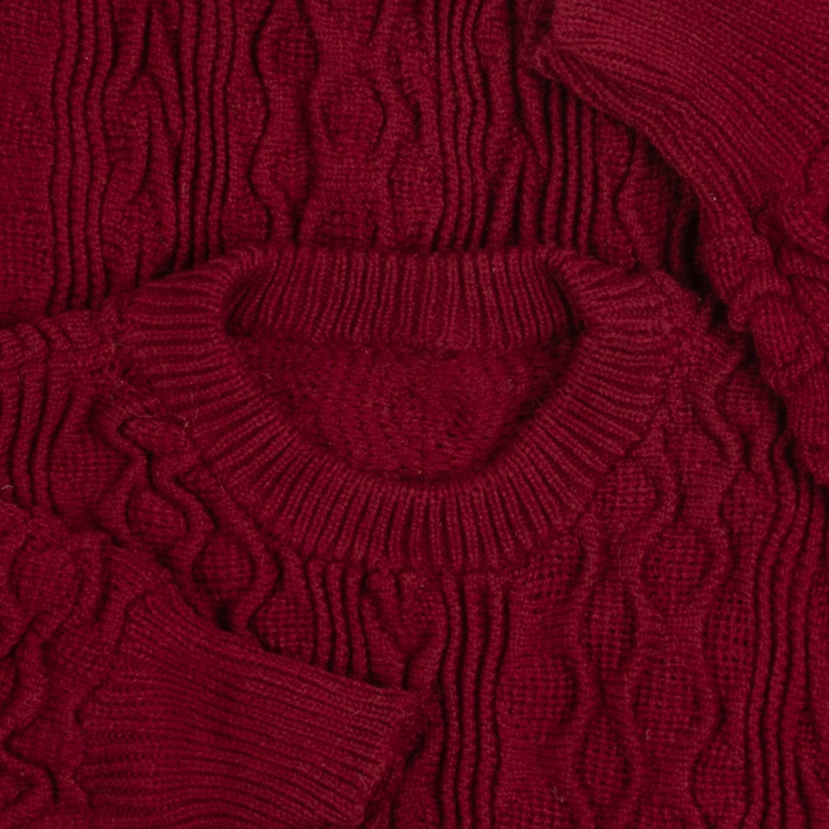 WOMEN'S VINTAGE 1980S STRUCTURED KNITTED JUMPER - MEDIUM