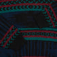 MEN'S VINTAGE 1980S PATTERNED KNITTED JUMPER - LARGE