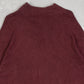 MEN'S VINTAGE 1990S CHAPS QUARTER BUTTONED KNITTED JUMPER - X-LARGE