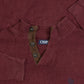 MEN'S VINTAGE 1990S CHAPS QUARTER BUTTONED KNITTED JUMPER - X-LARGE
