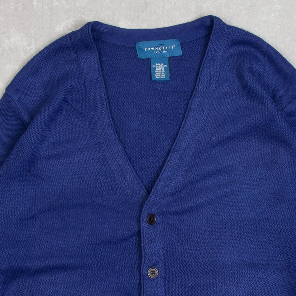 MEN'S VINTAGE 1990S KNITTED CARDIGAN - MEDIUM