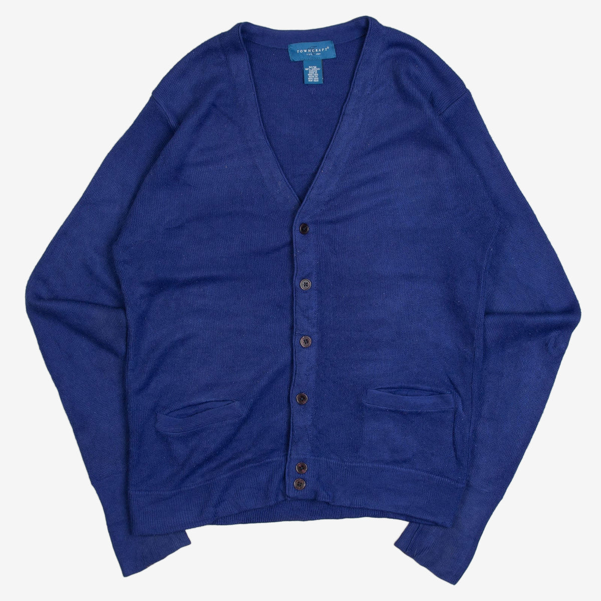 MEN'S VINTAGE 1990S KNITTED CARDIGAN - MEDIUM