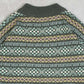WOMEN'S VINTAGE 1990S ESPIRIT PATTERNED KNITTED JUMPER - LARGE