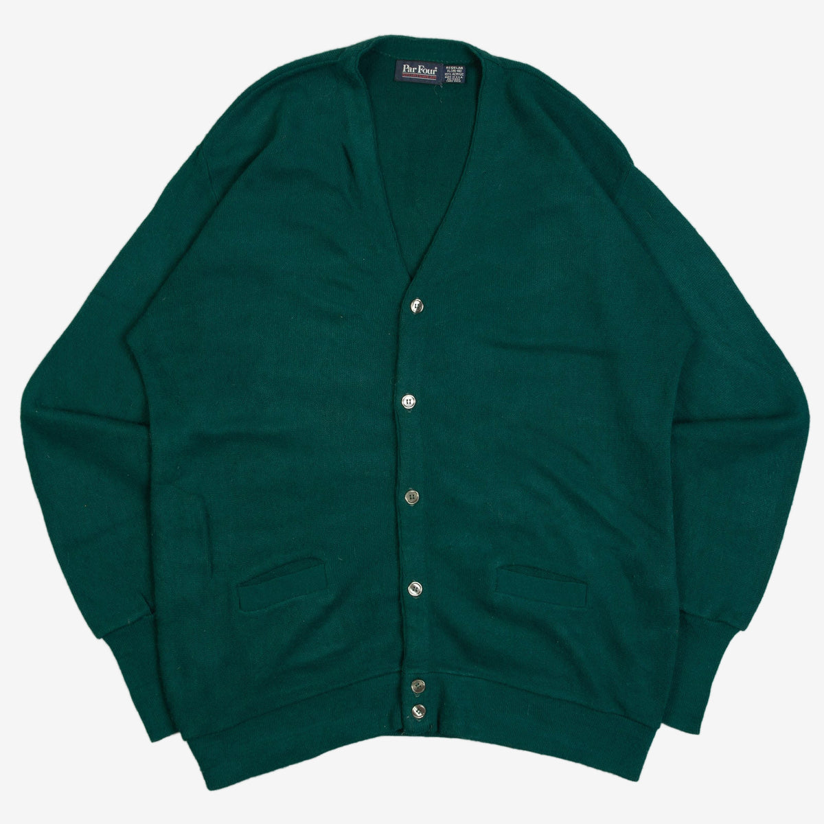 MEN'S VINTAGE 1990S KNITTED CARDIGAN - X-LARGE