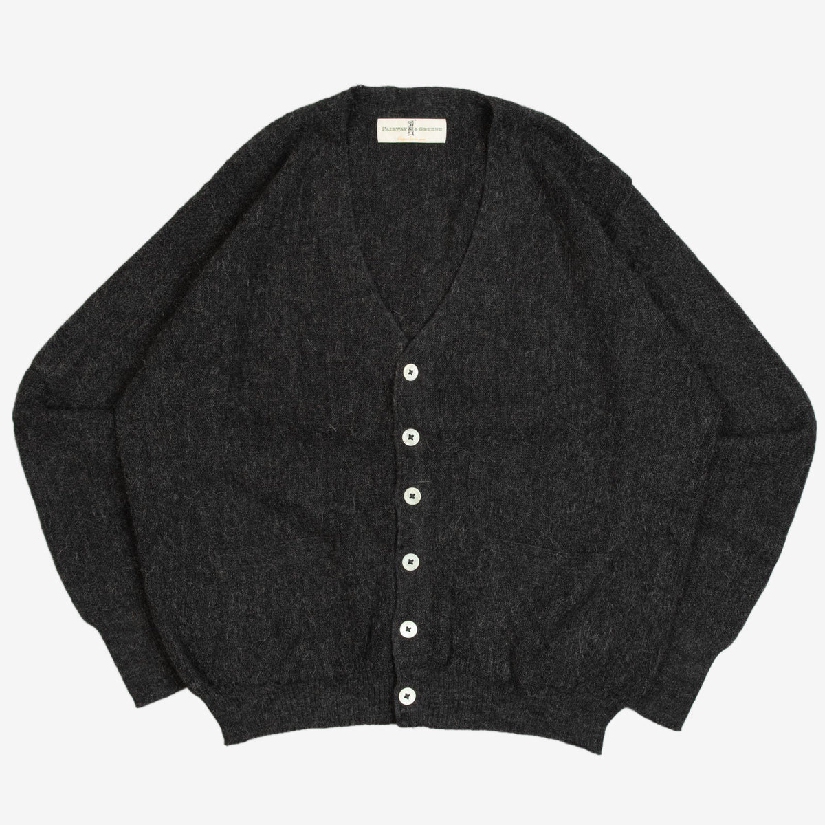 MEN'S VINTAGE 1990S BOXY KNITTED CARDIGAN - X-LARGE