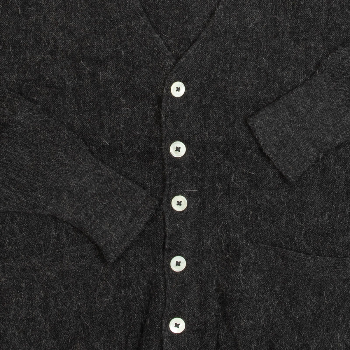 MEN'S VINTAGE 1990S BOXY KNITTED CARDIGAN - X-LARGE