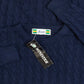 MEN'S VINTAGE 1990S STRUCTURED CABLE KNIT JUMPER - MEDIUM