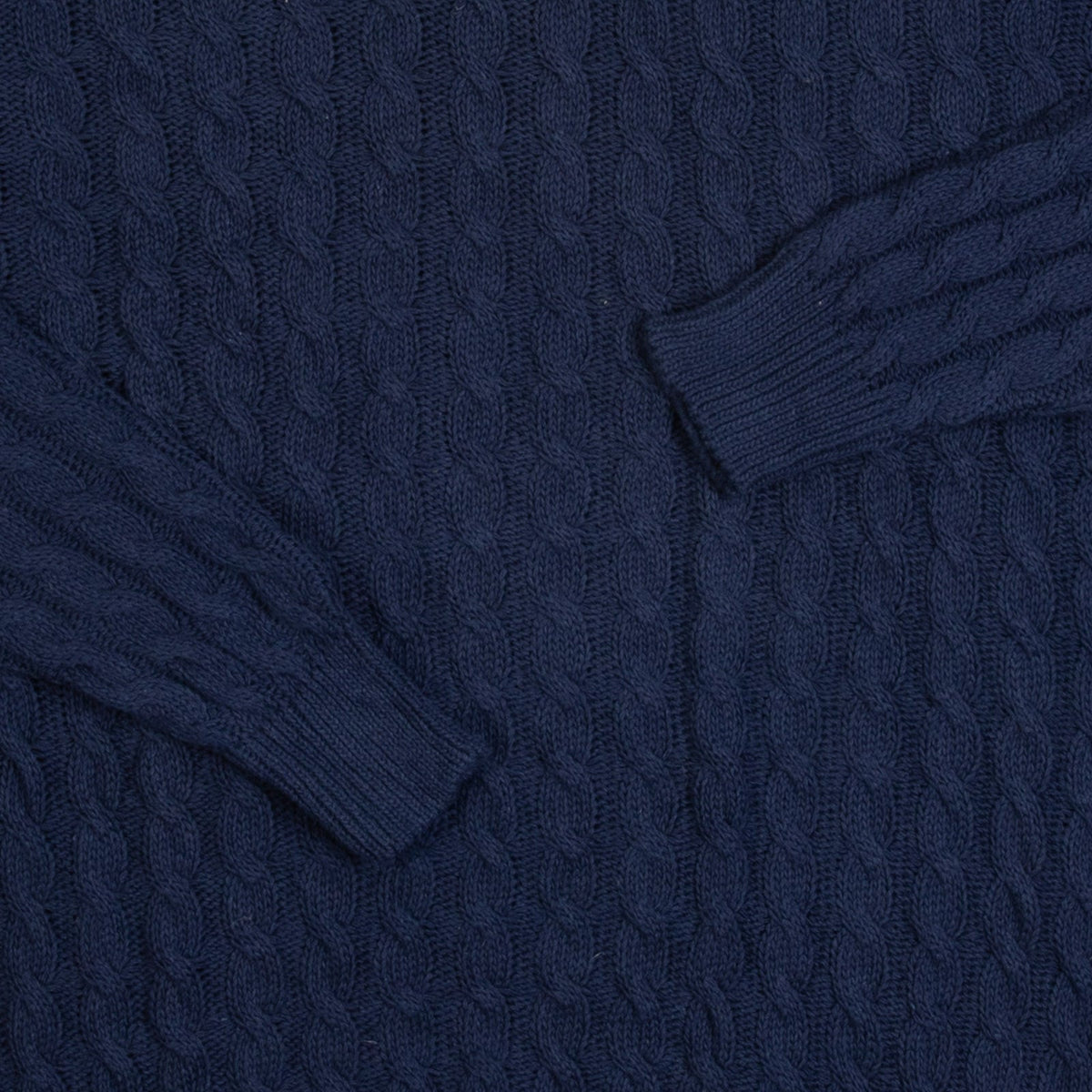 MEN'S VINTAGE 1990S STRUCTURED CABLE KNIT JUMPER - MEDIUM