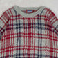 MEN'S VINTAGE 1990S CHECKED PATTERNED KNITTED JUMPER - X-LARGE