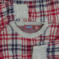 MEN'S VINTAGE 1990S CHECKED PATTERNED KNITTED JUMPER - X-LARGE