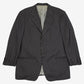 MEN'S VINTAGE 1990S GIORGIO ARMANI PINSTRIPE BLAZER SUIT JACKET - X-LARGE