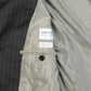 MEN'S VINTAGE 1990S GIORGIO ARMANI PINSTRIPE BLAZER SUIT JACKET - X-LARGE