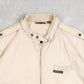 MEN'S VINTAGE 1990S MEMBERS ONLY PADDED UTILITY BOMBER JACKET - LARGE