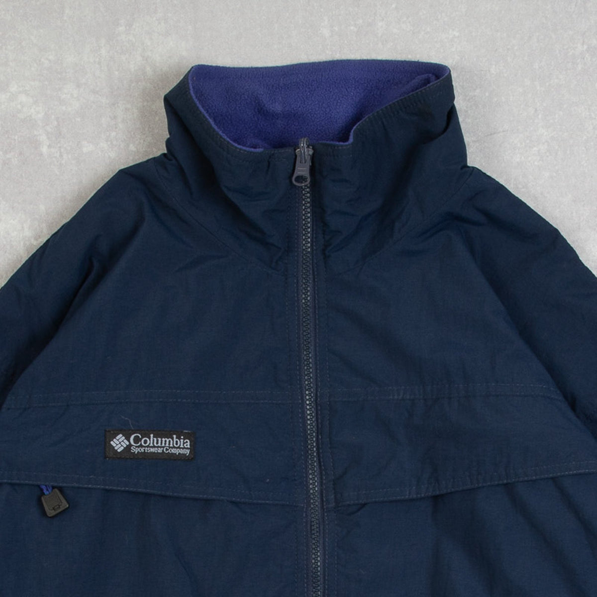 WOMEN'S VINTAGE 1990S COLUMBIA FULL ZIP FLEECE LINED JACKET - MEDIUM
