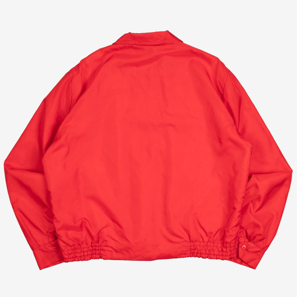 MEN'S VINTAGE 1980S SHERPA LINED HARRINGTON JACKET - LARGE