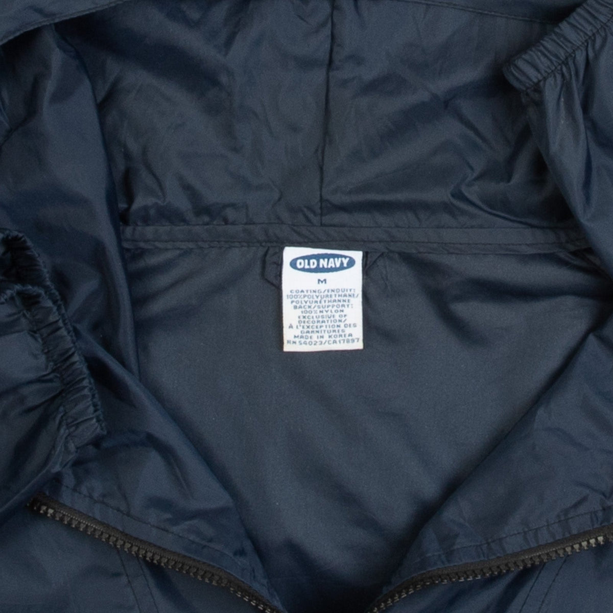 MEN'S VINTAGE 1990S PULLOVER HOODED WINDBREAKER JACKET - MEDIUM