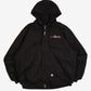MEN'S VINTAGE 1990S HOODED WORKWEAR JACKET - X-LARGE