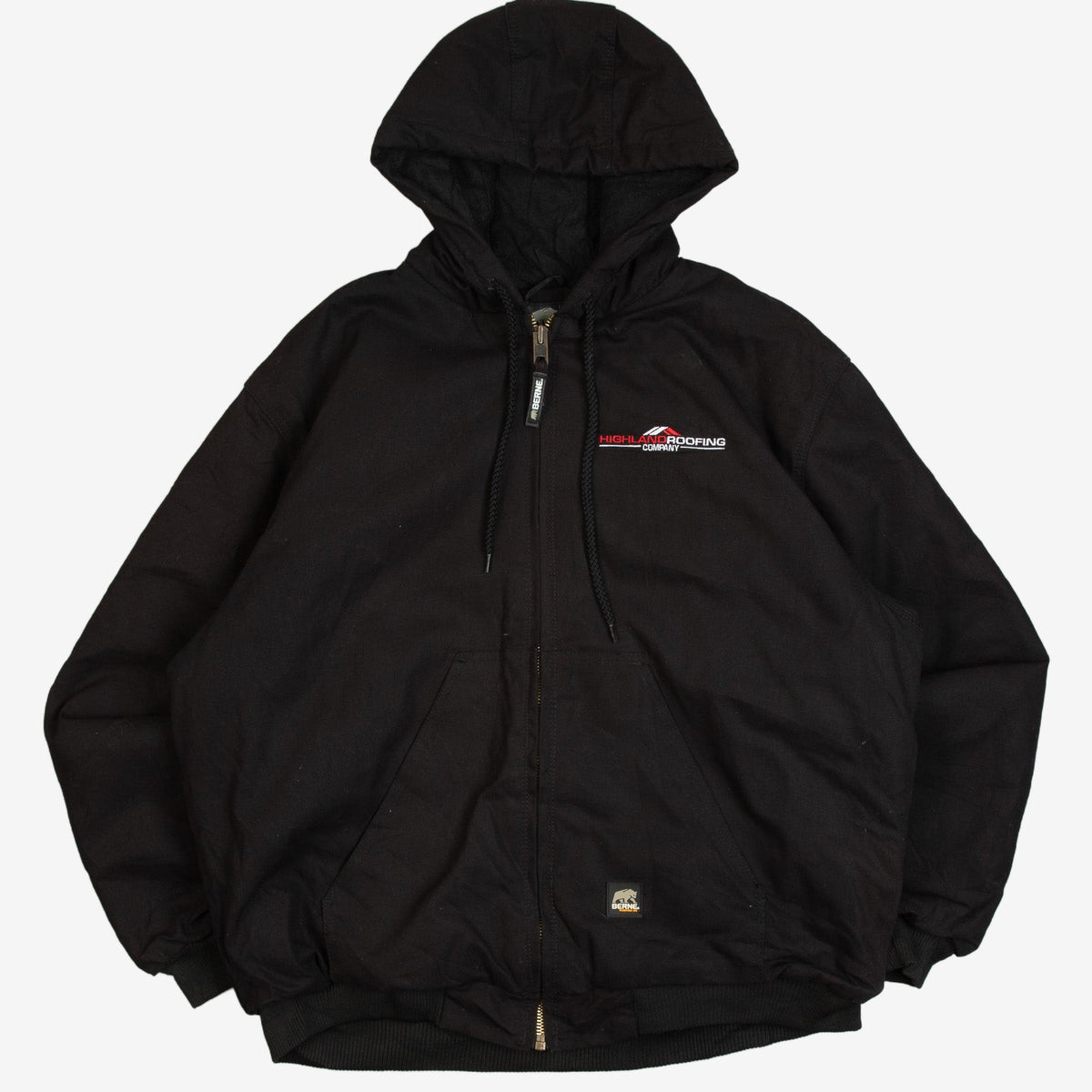 MEN'S VINTAGE 1990S HOODED WORKWEAR JACKET - X-LARGE