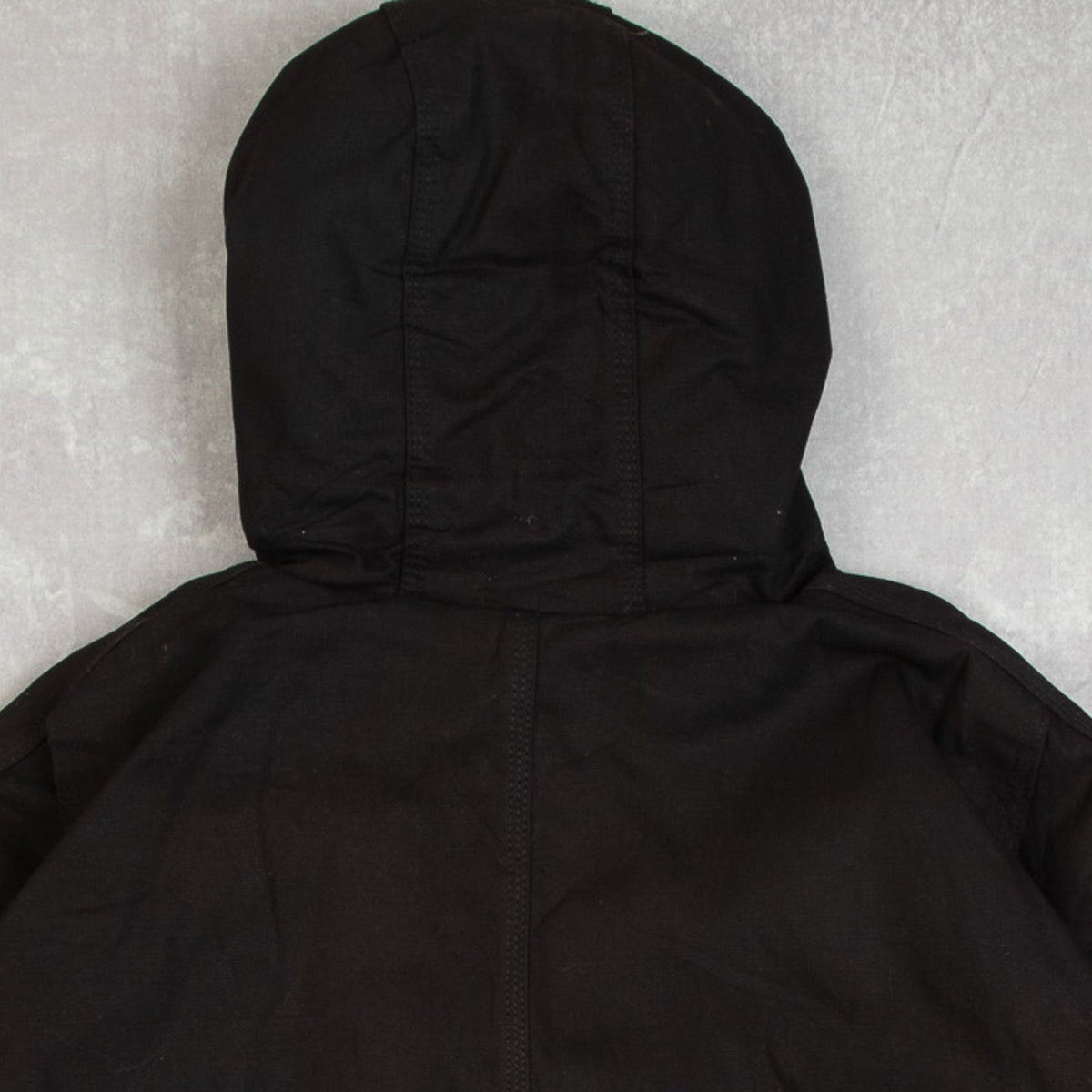 MEN'S VINTAGE 1990S HOODED WORKWEAR JACKET - X-LARGE