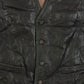 MEN'S VINTAGE 1990S LEATHER VEST JACKET - SMALL