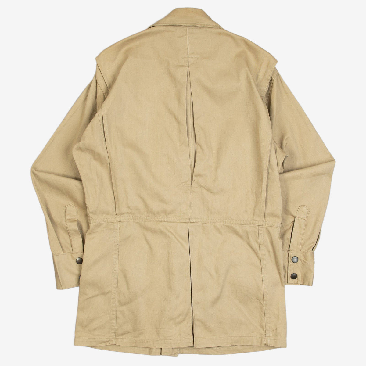 MEN'S VINTAGE 1980S UTILITY CARGO JACKET - MEDIUM