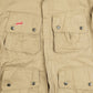 MEN'S VINTAGE 1980S UTILITY CARGO JACKET - MEDIUM