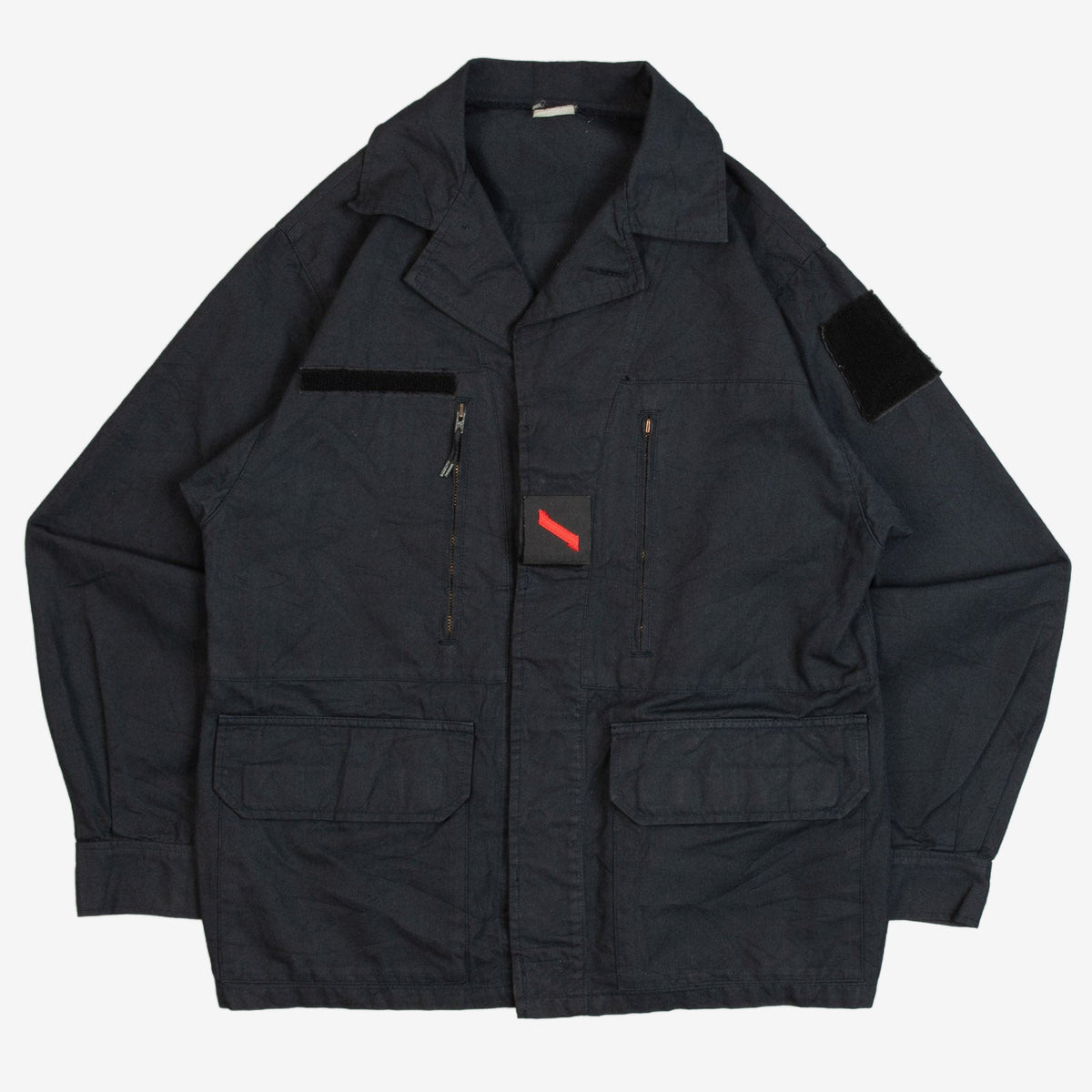 MEN'S VINTAGE 1970S UTILITY MILITARY JACKET - MEDIUM