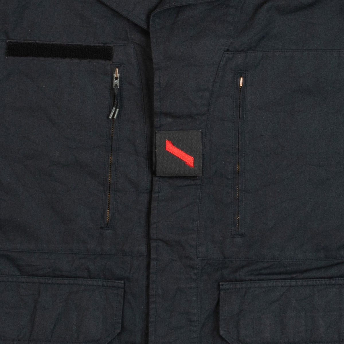 MEN'S VINTAGE 1970S UTILITY MILITARY JACKET - MEDIUM