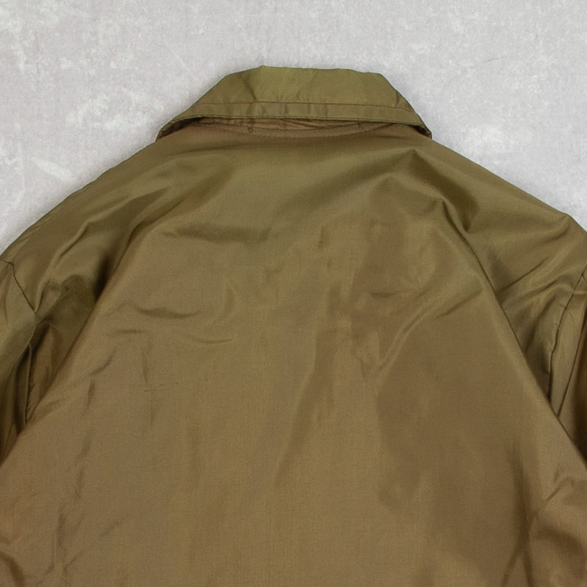 MEN'S VINTAGE 1980S SHERPA LINED COACH JACKET - X-LARGE