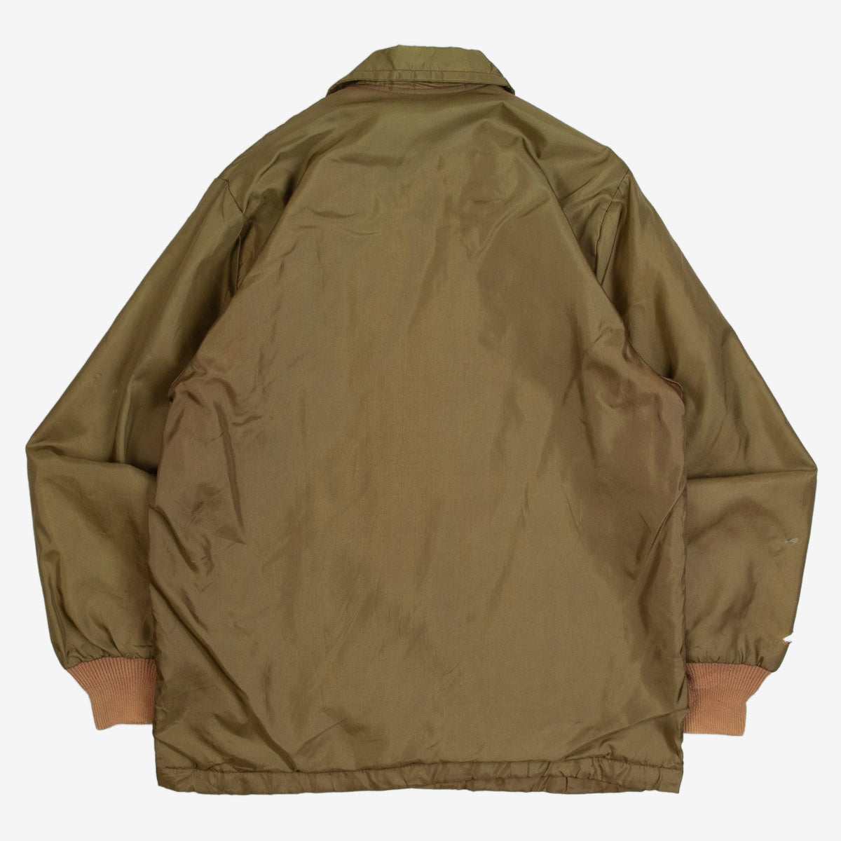 MEN'S VINTAGE 1980S SHERPA LINED COACH JACKET - X-LARGE