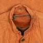 MEN'S VINTAGE 1980S LEATHER UTILITY VEST JACKET - LARGE