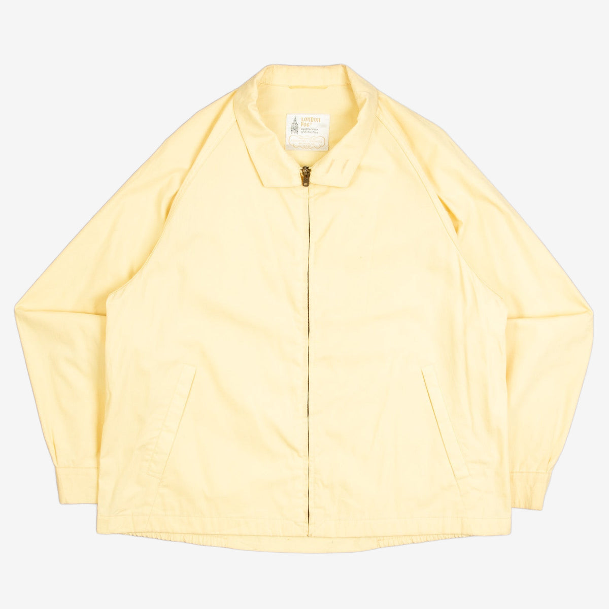 MEN'S VINTAGE 1980S BOXY HARRINGTON JACKET - LARGE