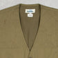 MEN'S VINTAGE 1980S QUILTED VEST JACKET - MEDIUM
