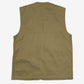 MEN'S VINTAGE 1980S QUILTED VEST JACKET - MEDIUM