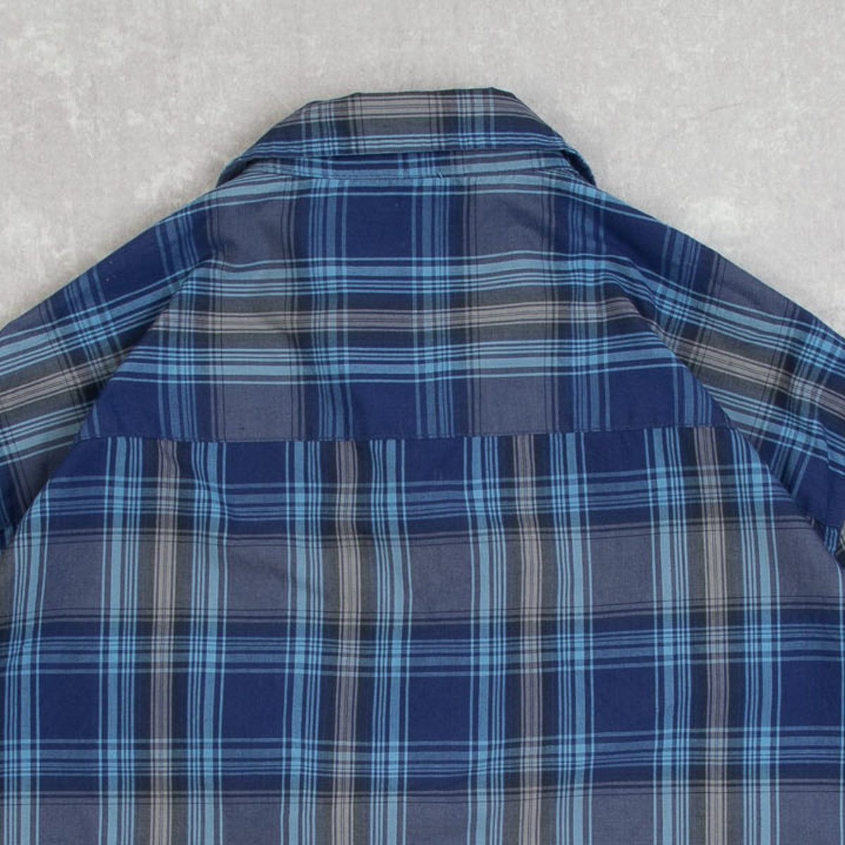MEN'S VINTAGE 1990S CHECKED WESTERN SHIRT - LARGE