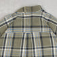 MEN'S VINTAGE CHAPS CHECKED LONG SLEEVE SHIRT - X-LARGE