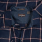 MEN'S VINTAGE 1990S WOOL STYLE CHECKED FLANNEL SHIRT - X-SMALL