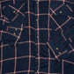MEN'S VINTAGE 1990S WOOL STYLE CHECKED FLANNEL SHIRT - X-SMALL