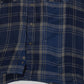 MEN'S VINTAGE 1990S WOOL STYLE CHECKED FLANNEL SHIRT - XX-LARGE