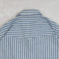 MEN'S VINTAGE 1990S STRIPED WESTERN SHORT SLEEVE SHIRT - XXX-LARGE