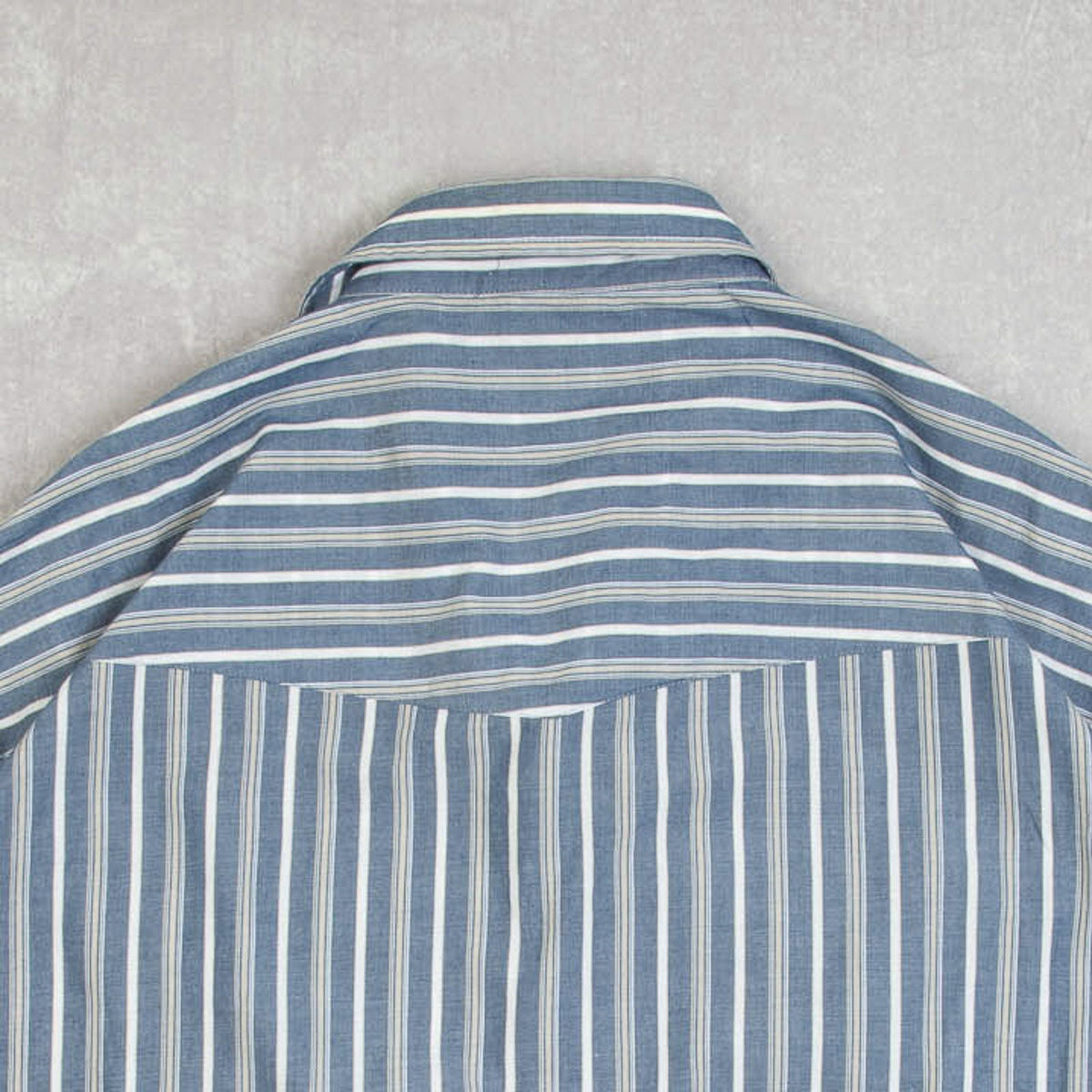 MEN'S VINTAGE 1990S STRIPED WESTERN SHORT SLEEVE SHIRT - XXX-LARGE