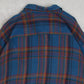 MEN'S VINTAGE 1990S CHECKED WOOL STYLE FLANNEL SHIRT - X-LARGE