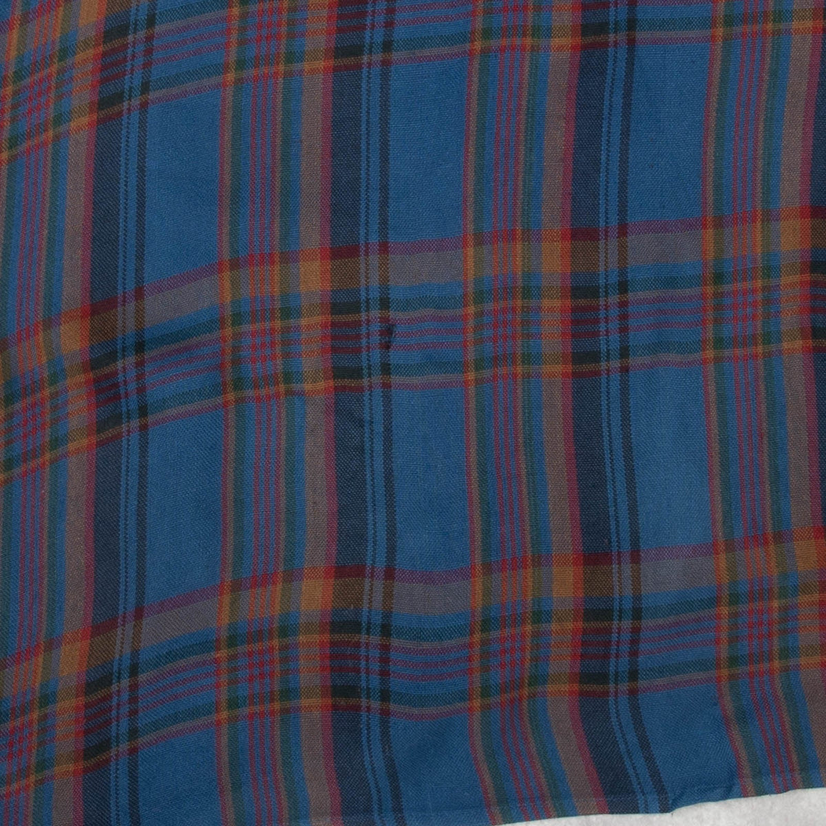 MEN'S VINTAGE 1990S CHECKED WOOL STYLE FLANNEL SHIRT - X-LARGE