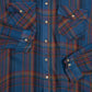 MEN'S VINTAGE 1990S CHECKED WOOL STYLE FLANNEL SHIRT - X-LARGE