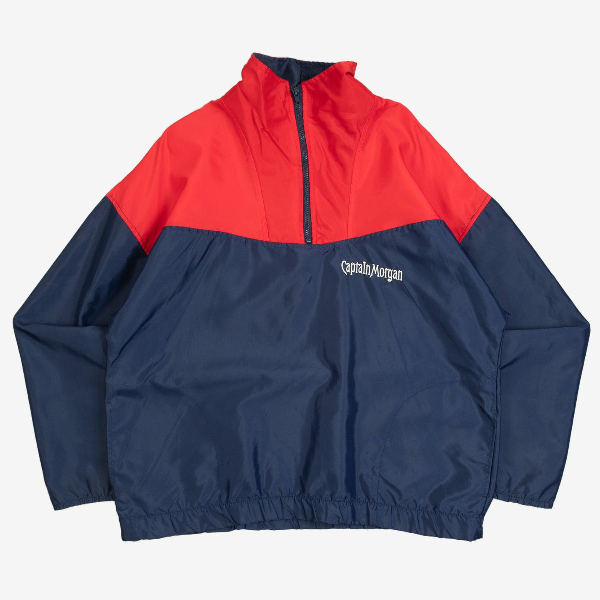 MEN'S VINTAGE 1980S CAPTAIN MORGAN PULLOVER WINDBREAKER JACKET - MEDIUM
