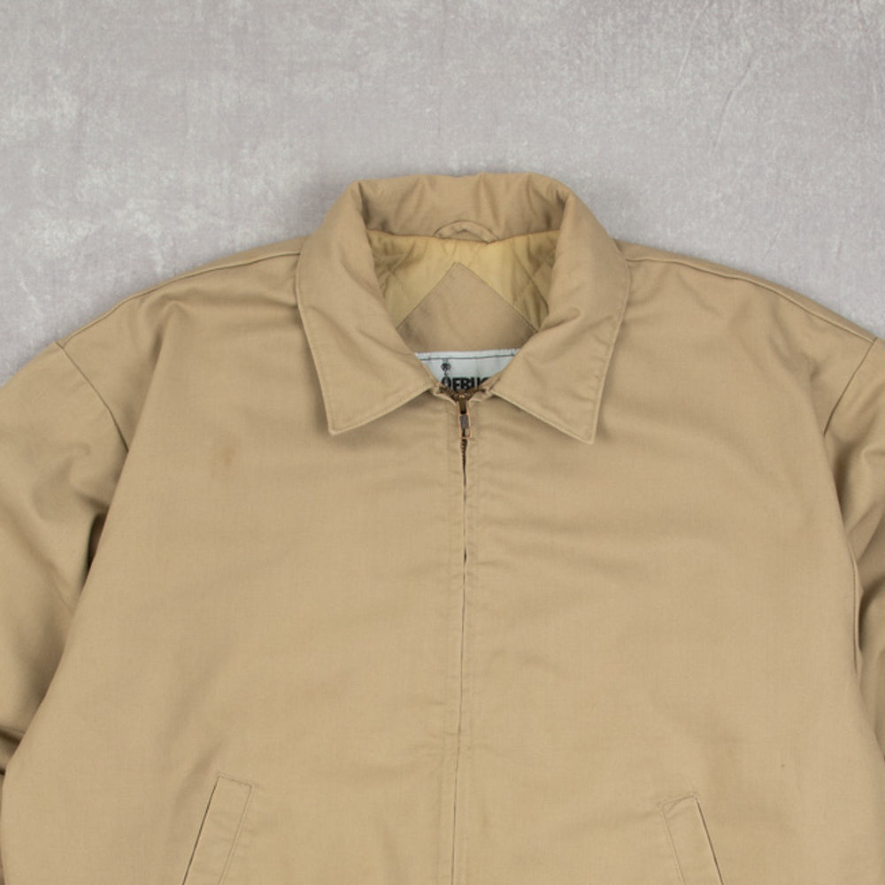 MEN'S VINTAGE FULL ZIP HARRINGTON JACKET - MEDIUM