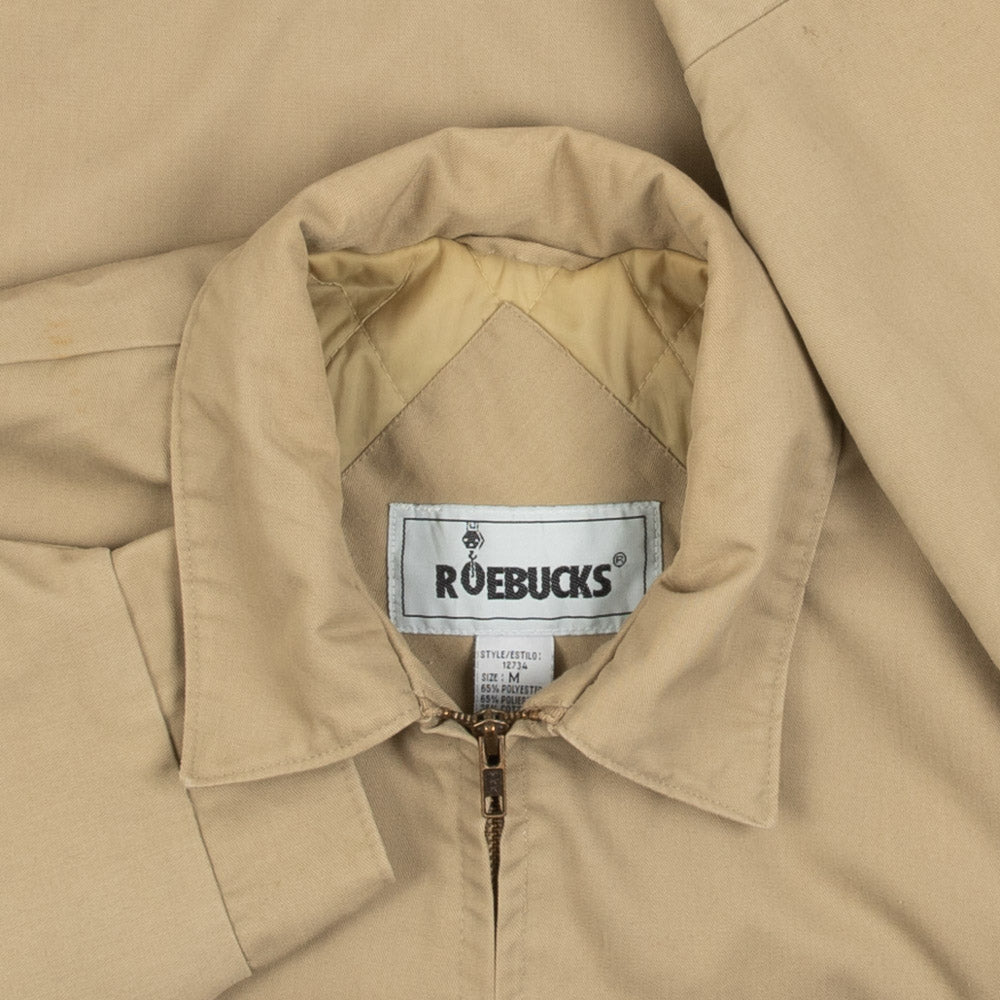 MEN'S VINTAGE FULL ZIP HARRINGTON JACKET - MEDIUM