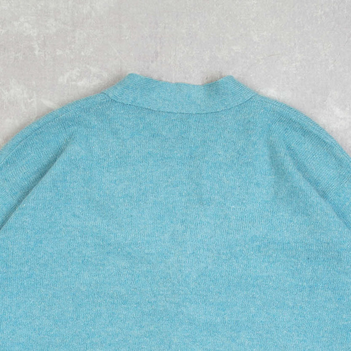 MEN'S VINTAGE 1970S BOXY KNITTED CARDIGAN - X-LARGE