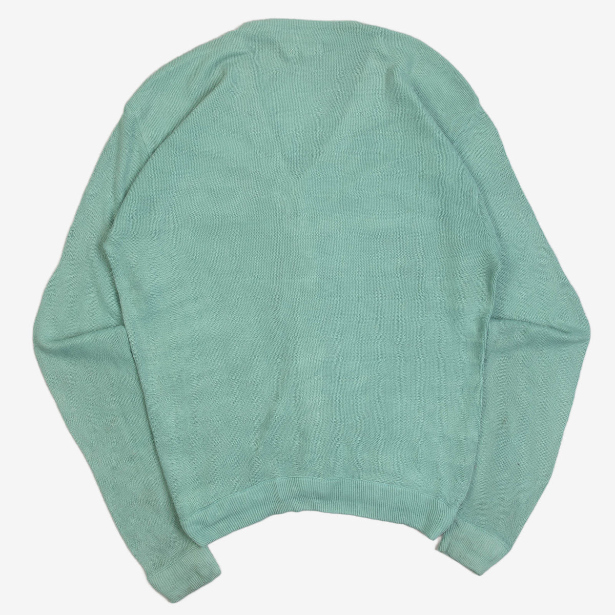 MEN'S VINTAGE 1980S KNITTED CARDIGAN - LARGE